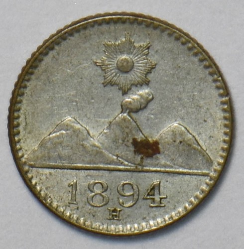 Guatemala 1894 1/4 Real 292888 combine shipping - 第 1/2 張圖片