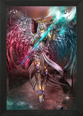 Goddess of the Last Solstice Framed Wall Art Poster Canvas Print Picture