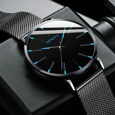 Waterproof Men's Watch Stainless Steel Quartz Luminous Classic Business Watch