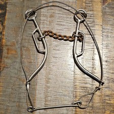 Western Chain Bit Metal Horse Bit Collectible...