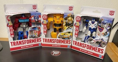 Transformers Authentic 2-in-1        LOT OF 3 BUMBLEBEE ~ OPTIMUS PRIME ~ MIRAGE