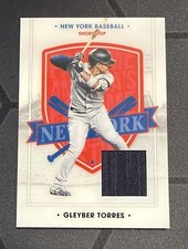 2021 Panini Chronicles Gleyber Torres #50 America's Pastime Swatches Blue /99