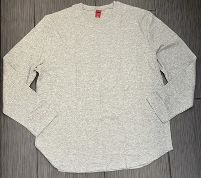 Target Men s Gray Long Sleeve T-shirt Size XL Cotton Lightweight 