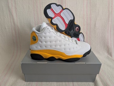 Nike Air Jordan 13 Retro White Yellow Del Sol AJ13 414571 167 Men Shoe Size 10.5