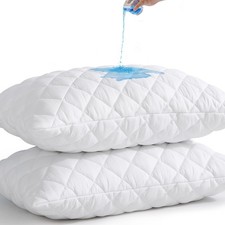 2 Pack Waterproof Pillow Protector Quilted Queen Size21"X30"