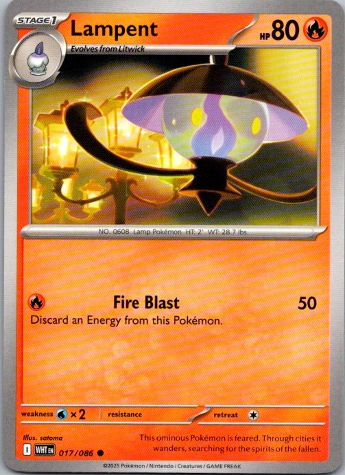 Lampent Common SV: White Flare 017/086 NM