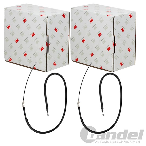 2X NK Handbremsseile Passend FüR Renault Megane Links+Rechts-image