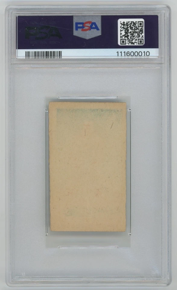 Ernie Kreuger 1920 W519 sin numerar - PSA 3 en muy buen estado - Pop 1, solo uno más alto - raro Foto 2 de 2