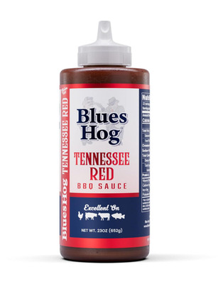 Blues Hog Tennessee Red BBQ Sauce Bottle, Gluten-Free, 23 oz