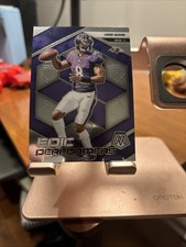 2025 Mosaic Lamar Jackson Epic Performers Mosaic Prizm #3 Ravens