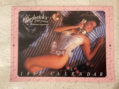 VTG FREDERICK'S OF HOLLYWOOD 1992  ULTIMATE EXPERIENCE LINGERIE MODEL CALENDAR