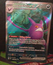  Team Rocket's Crobat ex 217/182 Sv10 Destined Rivals Full Art Holo
