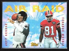 1995 Topps Air Raid AR3 Jeff George and Terrance Mathis