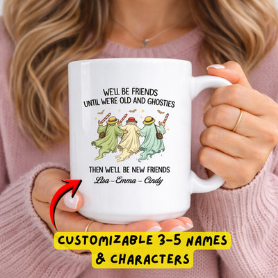 Personalized Friendship Mug, Old Friends - Best Friends Gift, Besties Mug Gift