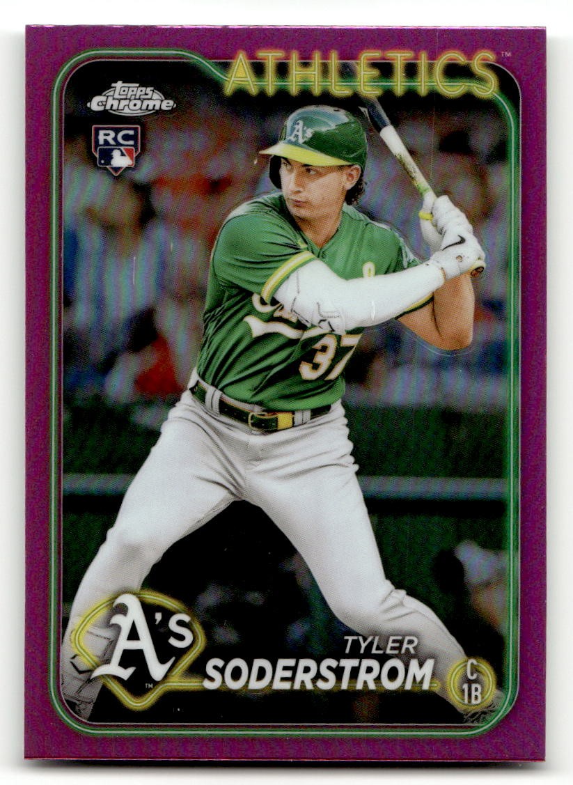 2024 Topps Chrome #298 Tyler Soderstrom Pink Refractors
