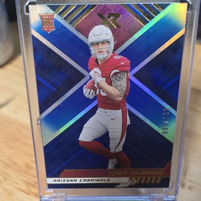 Panini 2022 XR Trey McBride Arizona Cardinals #137 Blue Parallel 95/199 RC