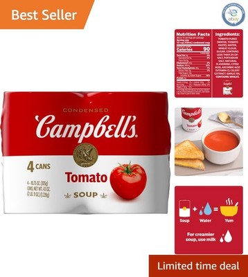 4-Pack of Campbell's 10.75 oz Condensed Tomato Soup - Perfect for Easy Dinners