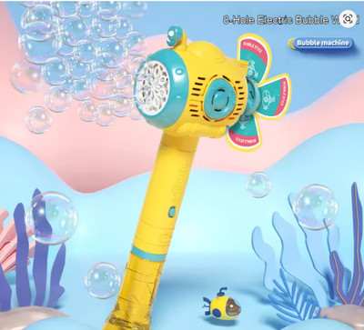 Automatic Bubble Gun Kids Toy Bubble Machine