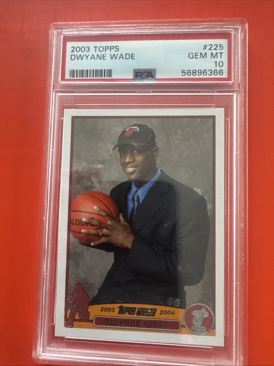 Dwyane Wade Professional Sports Authenticator (PSA) Basketball
