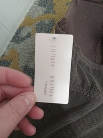 Gilligan & O'Malley Corset Top Bistro Brown sz 38B NEW W/TAG 