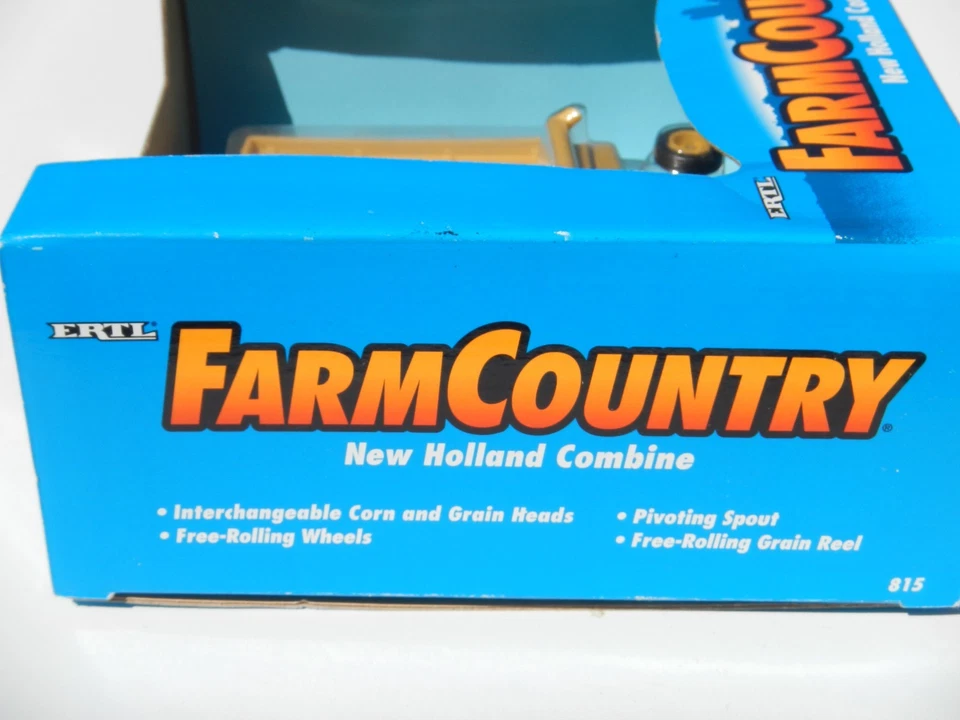 ERTL Farm Country New Holland Combine 1995 Die Cast #815 - Image 3 of 4