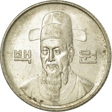 [#739264] Münze, KOREA-SOUTH, 100 Won, 1983, SS, Copper-nickel, KM:35.1