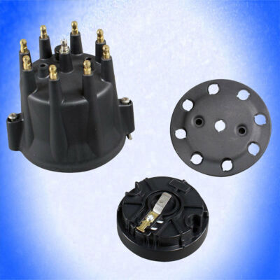 VERTEILERKAPPE CHEVROLET V8 HEI Camaro Corvette Nova Chevelle Impala SCHWARZ