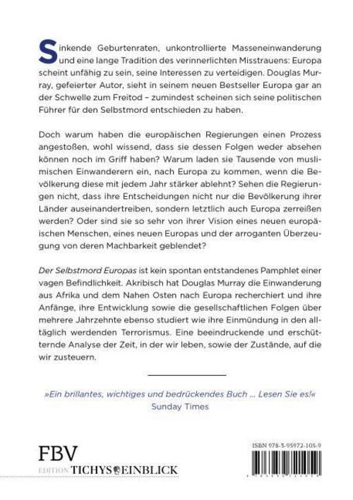 Thumbnail - Der Selbstmord Europas Douglas Murray 9783959721059