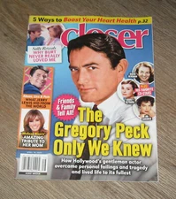 Closer magazine GREGORY PECK Melissa Rivers JERRY LEWIS Geoffrey Zakarian