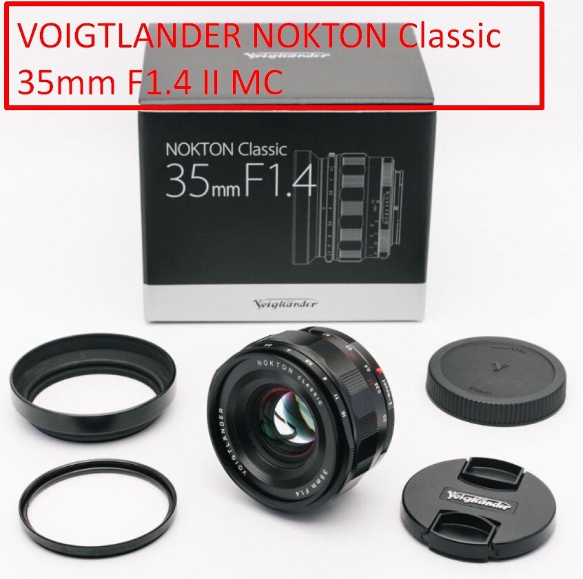 VOIGTLANDER NOKTON Classic 35mm F1.4 II MC VM Mount Black | eBay