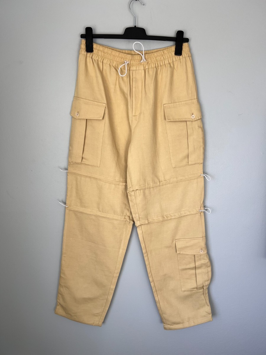 【関税込み】Wales Bonner イエロー Roam カーゴパンツ Wales Bonner Roam Cargo Pants - Size 50 - Parsnip Yellow