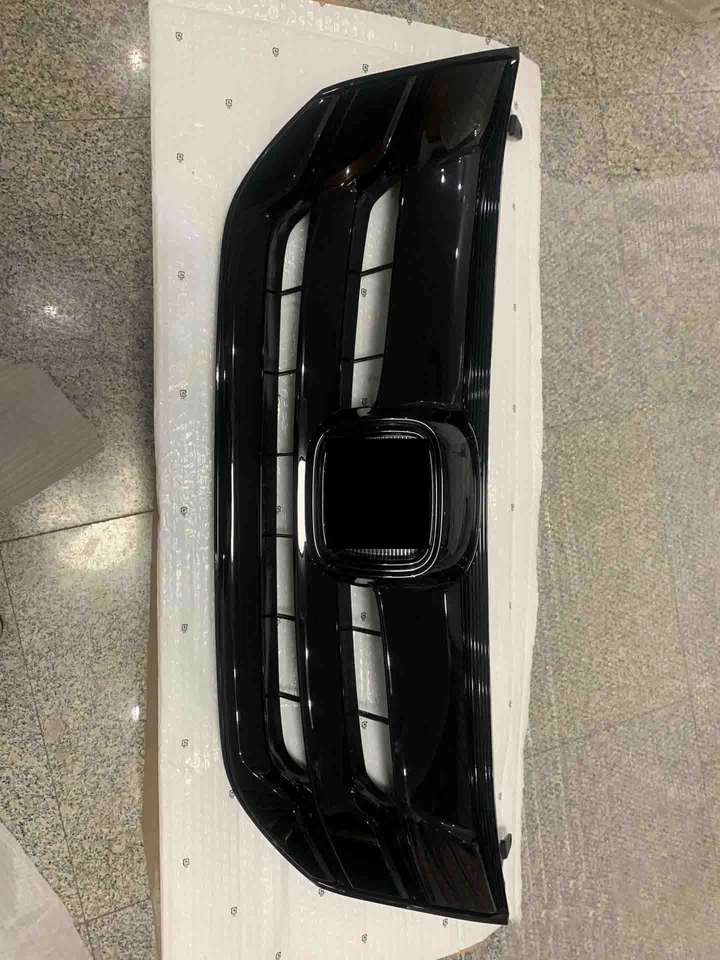 For Honda Crosstour 2013 2014 2015 Front Upper Bumper Gloss Black Grille Grill - Image 2 of 2