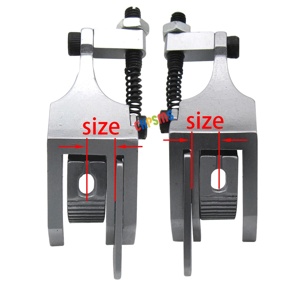 CADA pie guía borde resorte lateral izquierdo y derecho apto para Pfaff 145 335 545 1245 Foto 3 de 4