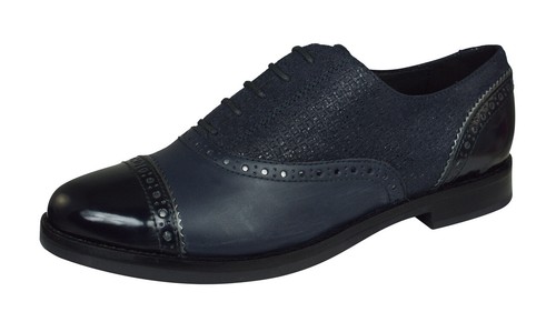 Geox D Promethea A Womens Leather Lace Up Shoes