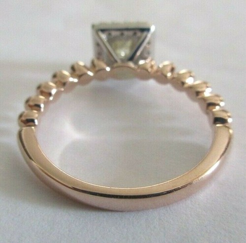 14K Rose Gold Diamond Engagement Ring Center=1/2 Carat J-VS2 Value=$6,500 - Picture 7 of 11
