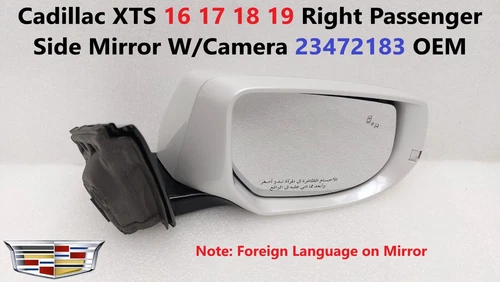 Cadillac XTS 16 17 18 19 Right Passenger Side Mirror W/Camera 23472183 OEM