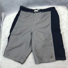 Body Glove Youth Swim Trunks Gray and Black Size XL 18