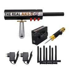 The Real AKS Long Range Gold Metal Detector 6 Antennas Plastic Case  Filter