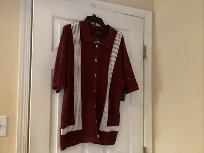 Men MASSIVE Luxury Edition Vintage Style Crochet Knitted Shirt