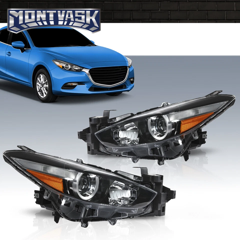 Faros proyectores halógenos izquierda+derecha aptos para Mazda 2017-2018 3 Foto 2 de 4