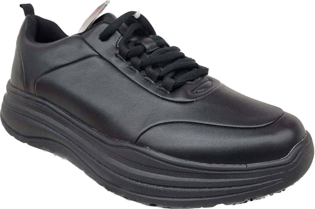 Bulk Wholesale Lot For 6 Men Shoes Work Slip Resistant Black For