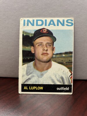 1964 Topps Set Break #184 Al Luplow Indians 5146T Crease