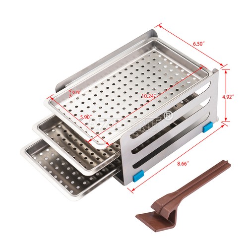 Sterilizzatore Vapore Pressione Sottovuoto Autoclave Classe B Dentale con Stampante Integrata - Foto 23 di 29