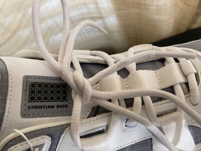 Christian Dior B24 RUNTEK 43-10 rubber shoes white grey black sneakers trainers Christian Dior B24 RUNTEK 43-10 rubber shoes white grey  main image 4