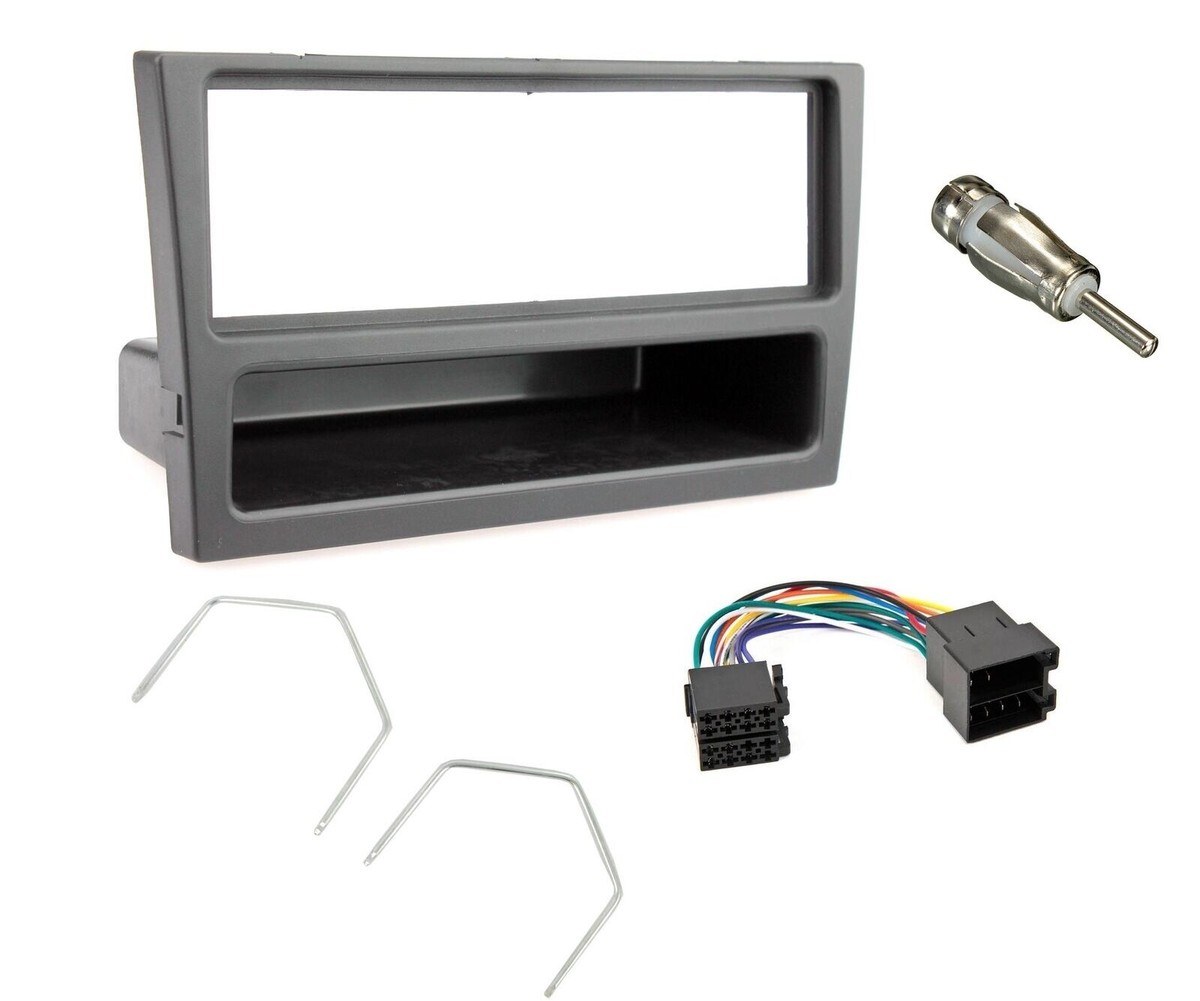 Façade Autoradio 2 DIN Pour Opel Vivaro / Renault Trafic II – Noir – Installation Facile