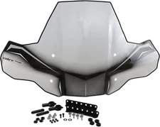 PowerMadd #24571 Pro Tek ATV Windshield No Cut Out w/ Standard Mount