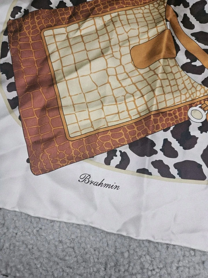 Bolso de mano bufanda estampado Brahmin para mujer 34x34 Foto 2 de 4