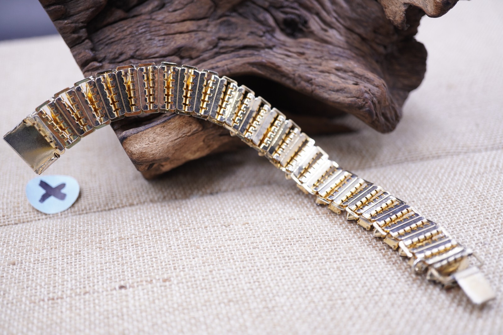 Vtg 50's Unsigned CORO? Rectangular Amethyst Crys… - image 3