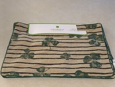 Storehouse St. Patricks Day Set of 4 Placemats 13 x 19 Shamrocks Jute New