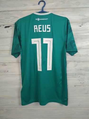 Reus Germany Jersey 2018 2019 Away S Shirt Mens Green Trikot Adidas BR3144  | eBay
